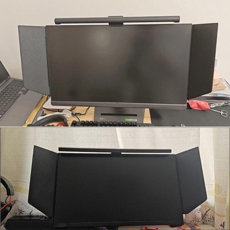 Home Office With View - Home Office Monitor Shade Boards Pair,