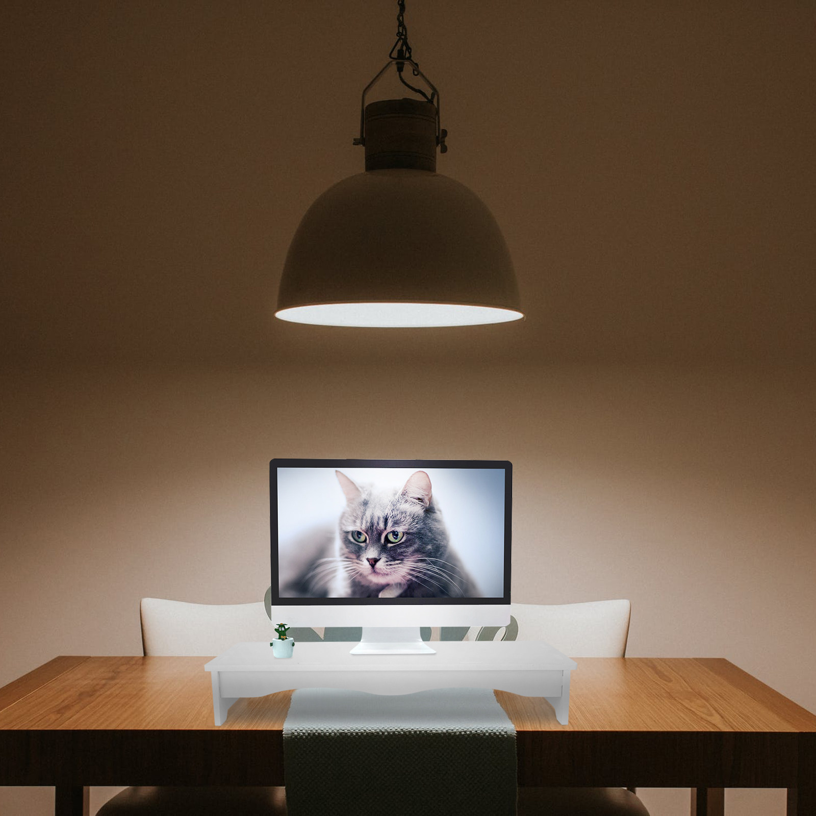 Home Office With View - 1Pcs Premium Desktop Monitor Riser Stand