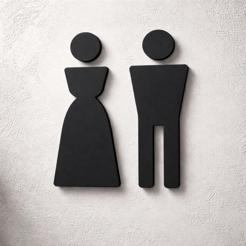 Minimalist 3D Printed Male Fem - огляд і ціна Home Office Icon