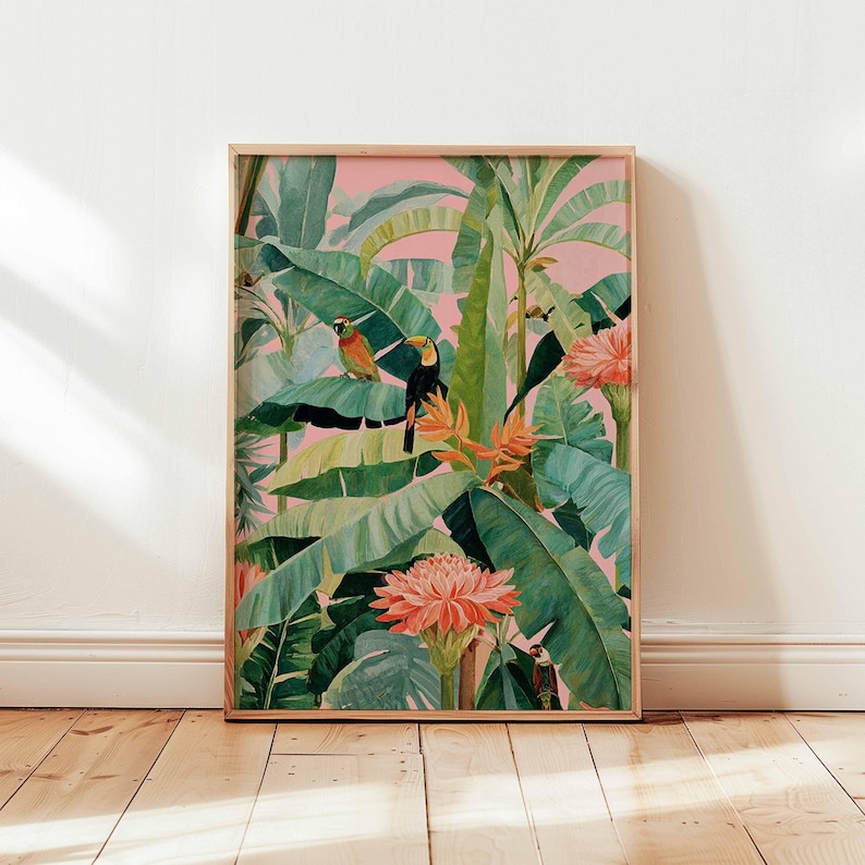 1pc Retro Tropical Canvas Post - огляд і ціна Home Office Furniture