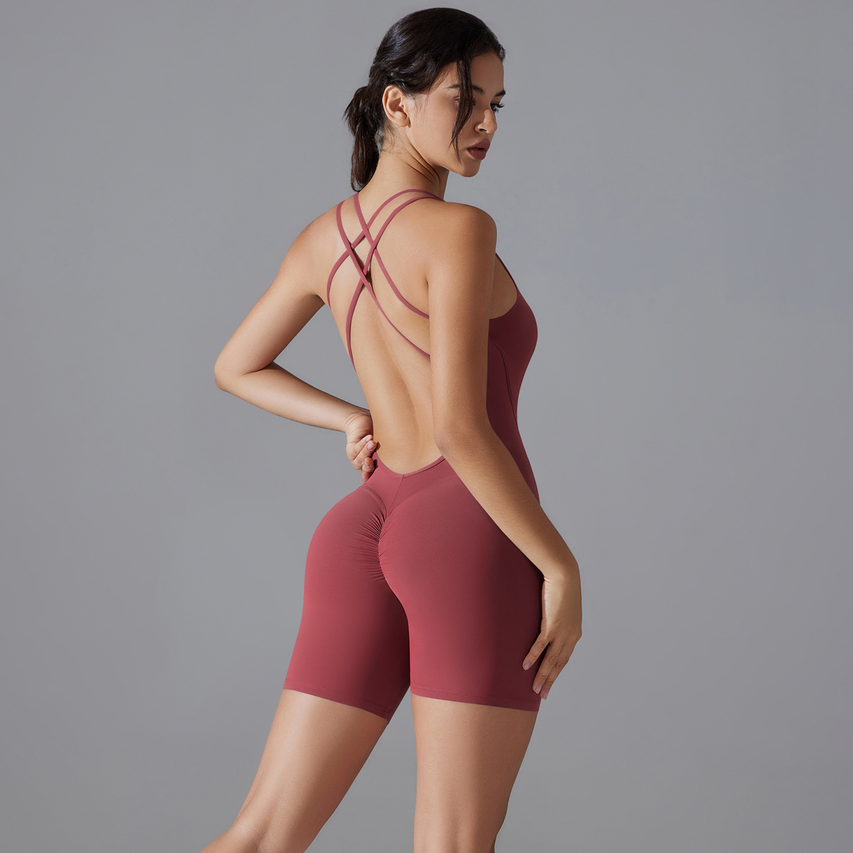 Yoga Set Sexy Backless Sporty  - огляд і ціна Home Office Romance