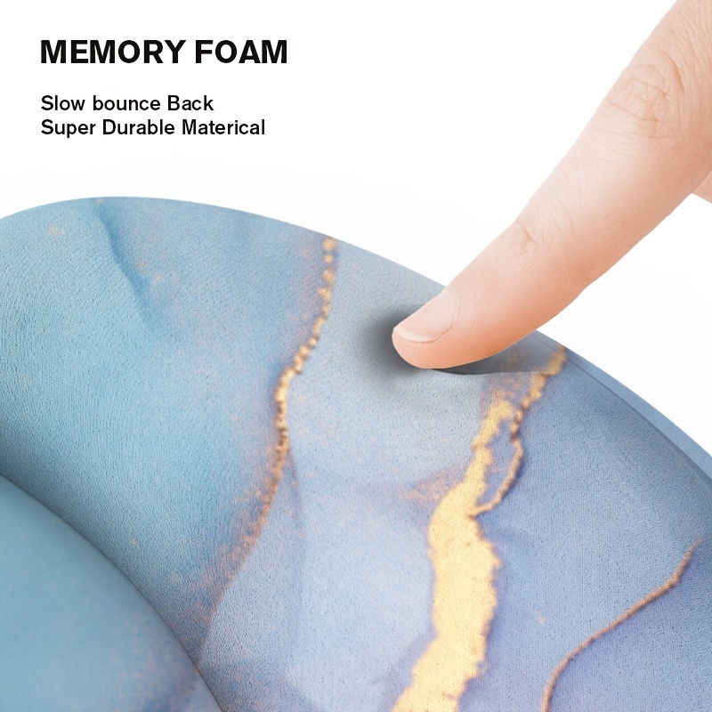 Powder Blue Gradient Marble Te - огляд і ціна Wrist Rest Pad