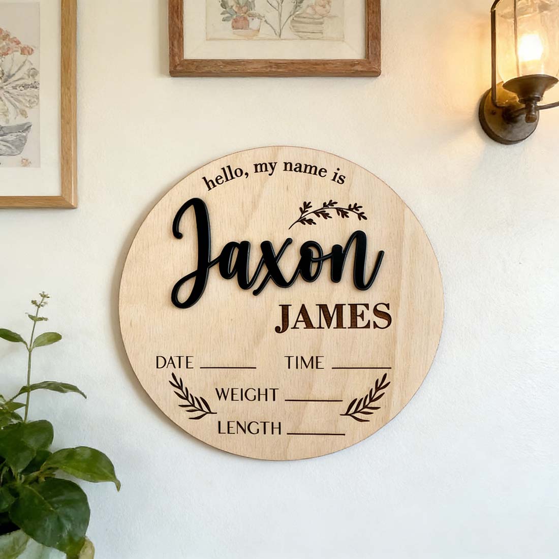 1Pc Custom Baby Announcement S - огляд і ціна Home Office Design