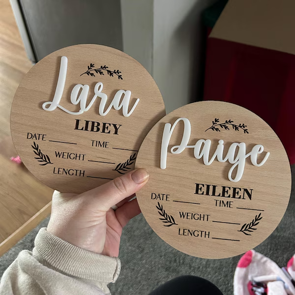 1Pc Custom Baby Announcement S - огляд і ціна Home Office Design