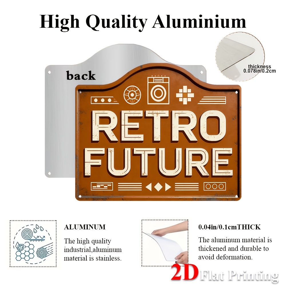 2D Flat, 1pc Vintage Futuristi - огляд і ціна Home Office Icon