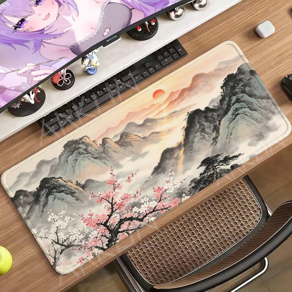 Landscape Ink Painting Mouse P - огляд і ціна Home Office With View