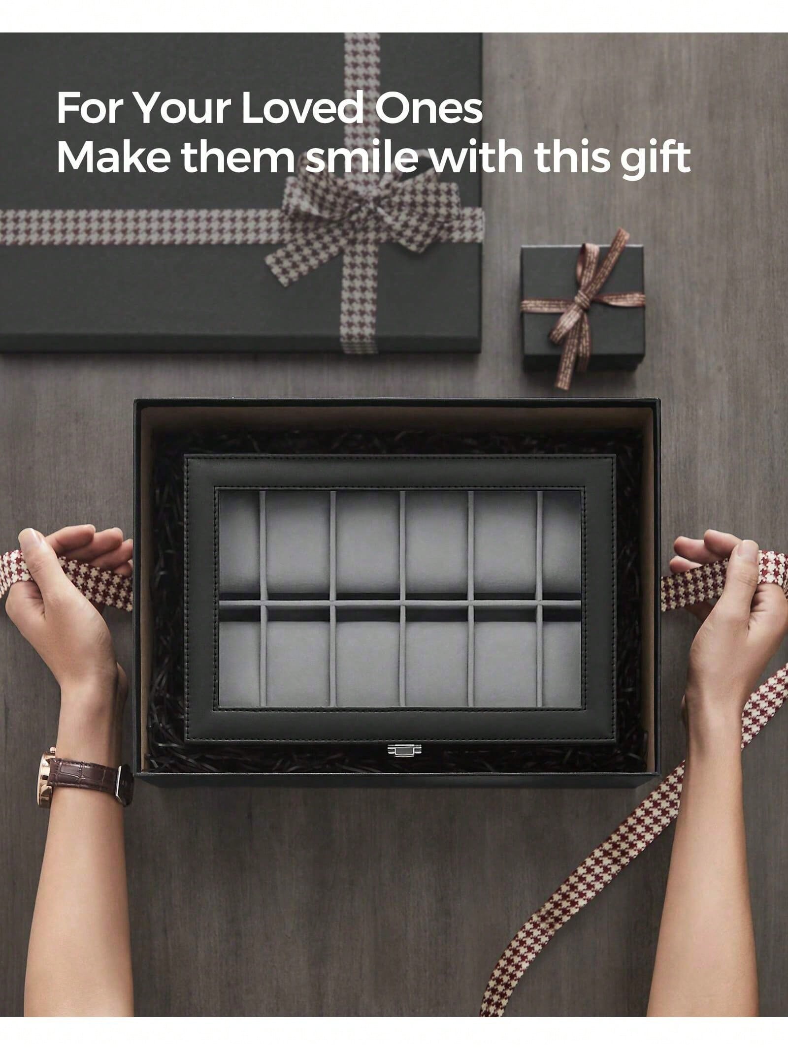 12-Slot Lockable Watch Box wit - огляд і ціна File Cabinet Drawer
