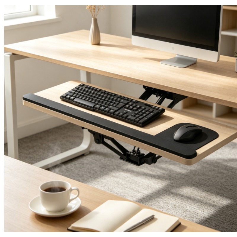 Keyboard Tray Under Desk Slidi - огляд і ціна Wrist Rest Pad