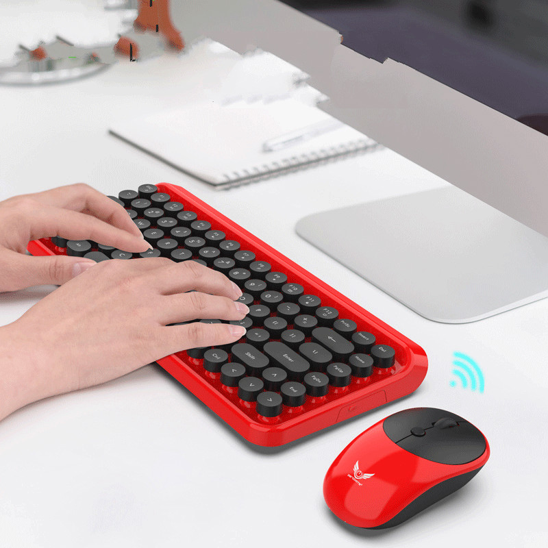 84 Key Punk Retro DOT Keyboard - огляд і ціна Home Office Uk Number