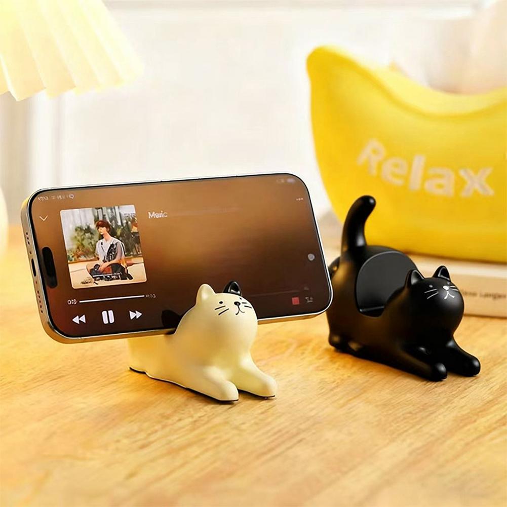 Weighted Phone Stand Cute Cat  - огляд і ціна Home Office With View