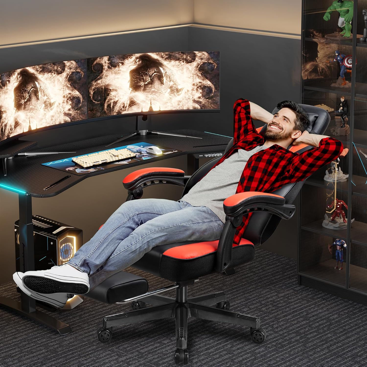 Gaming Chair with Footrest, Ma - огляд і ціна Home Office Design