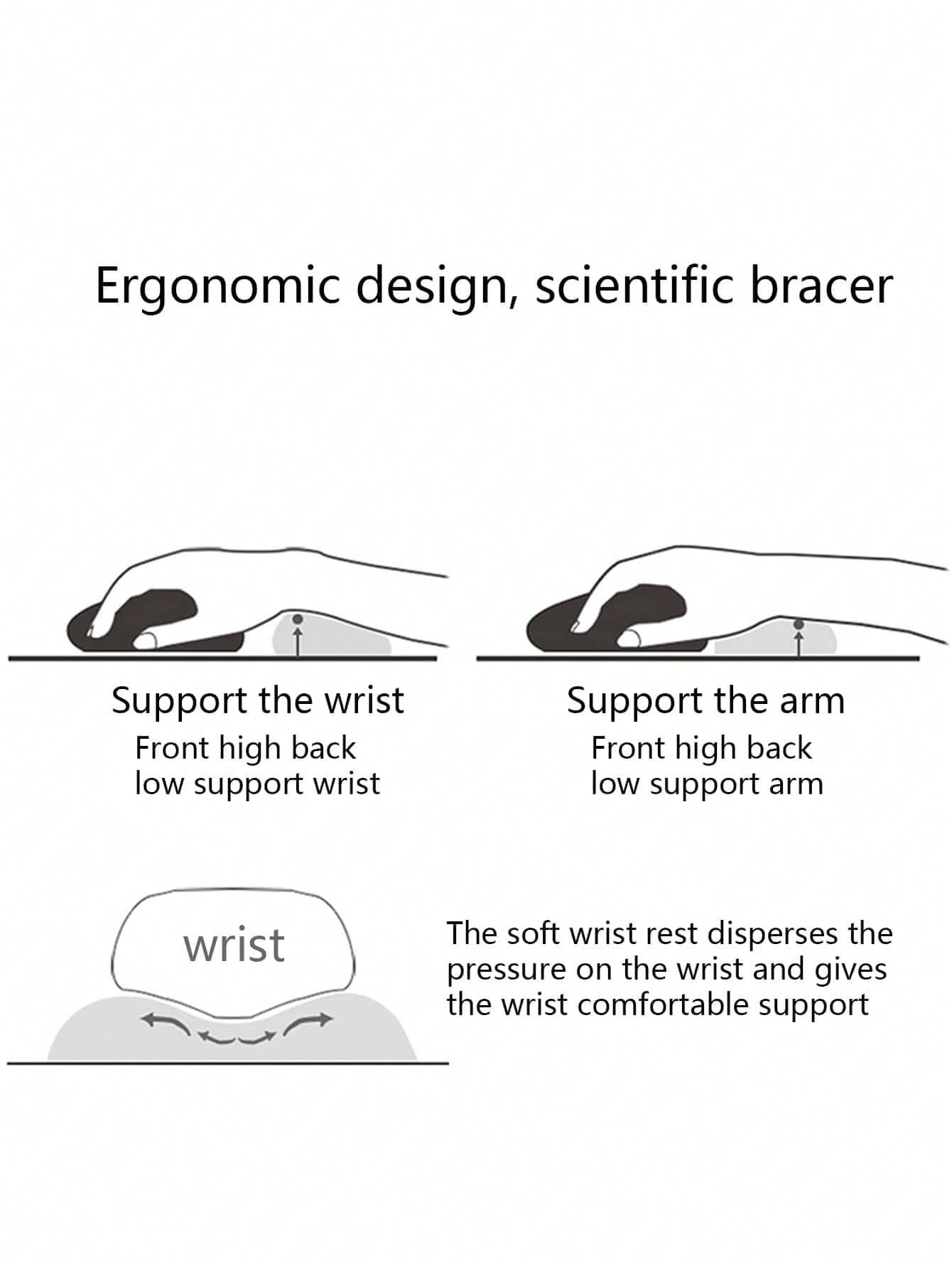 Memory Foam Mouse Wrist Pad, O - огляд і ціна Wrist Rest Pad