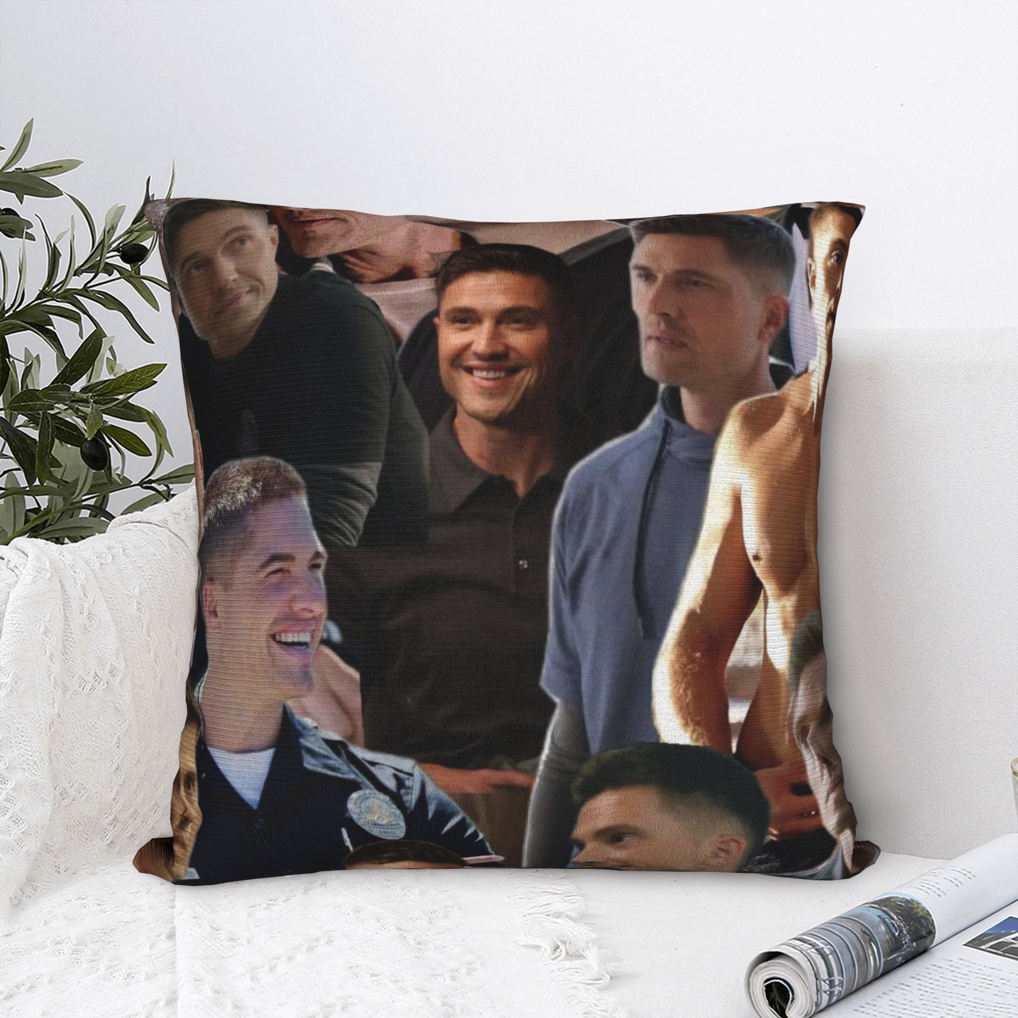 Tim Bradford Collage Pillow Ca - огляд і ціна Home Office Tim