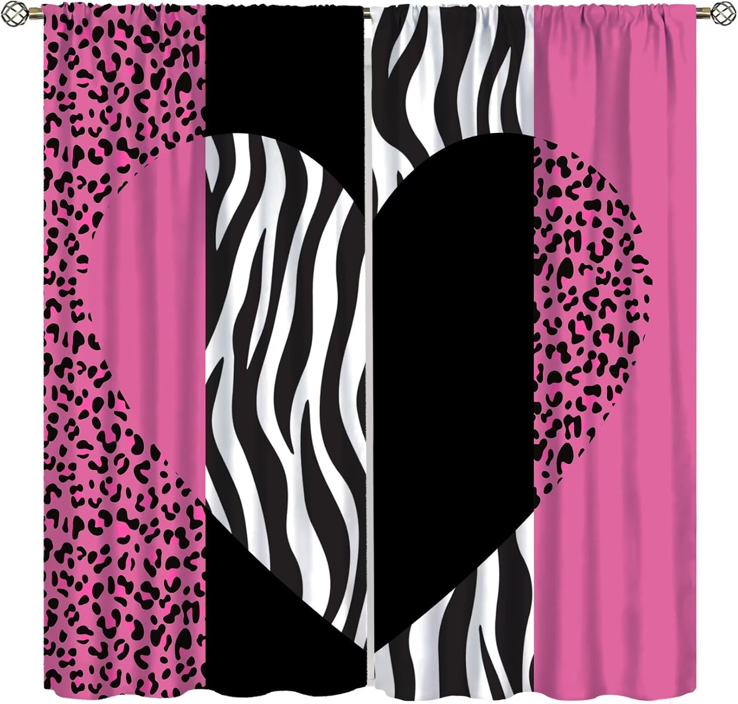 Art Wild Animal Skin Curtain，V - огляд і ціна Home Office Romance