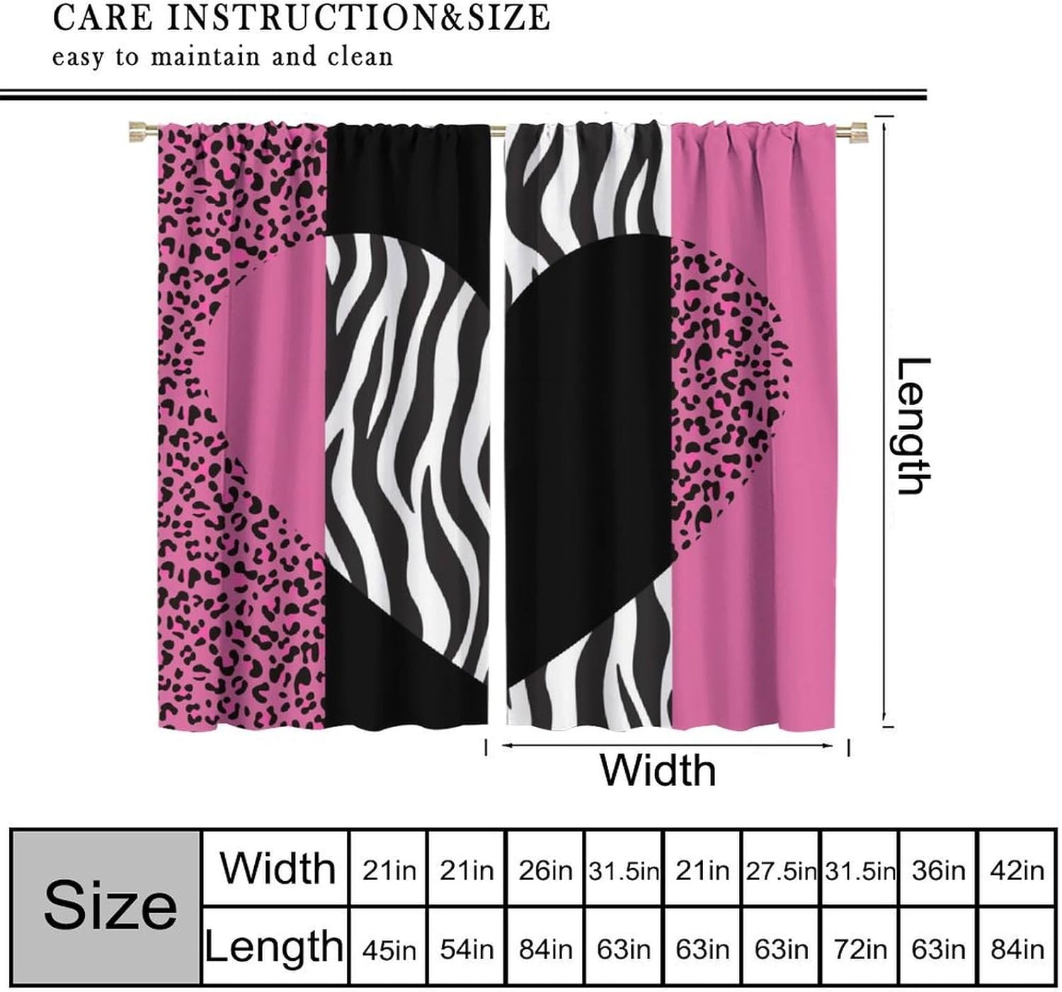Art Wild Animal Skin Curtain，V - огляд і ціна Home Office Romance