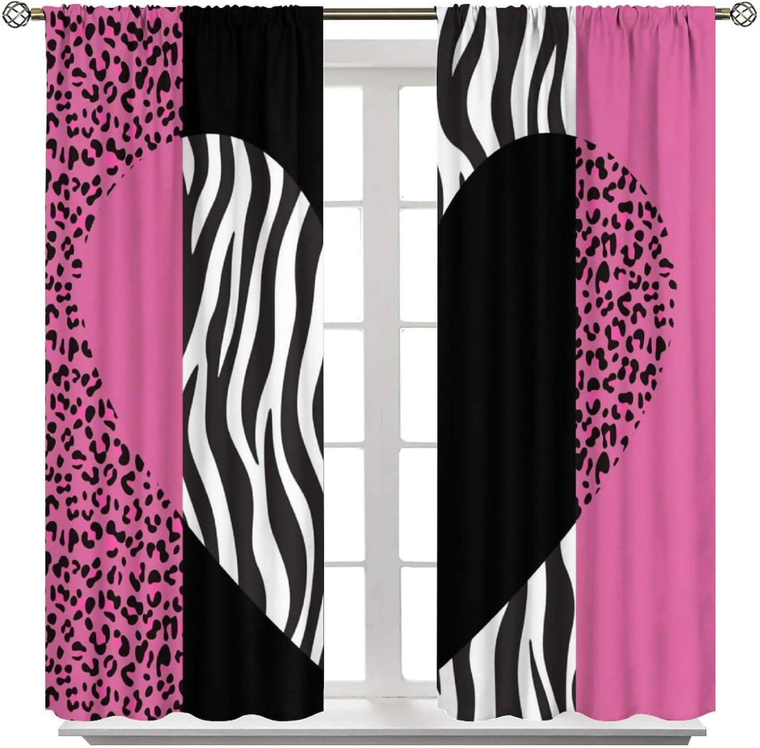 Art Wild Animal Skin Curtain，V - огляд і ціна Home Office Romance