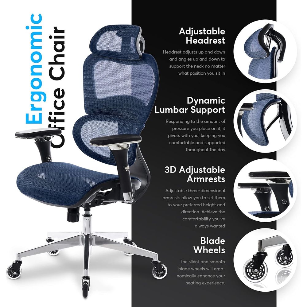 Adjustable Armrest Ergonomic O - огляд і ціна Ergonomic Office Chair