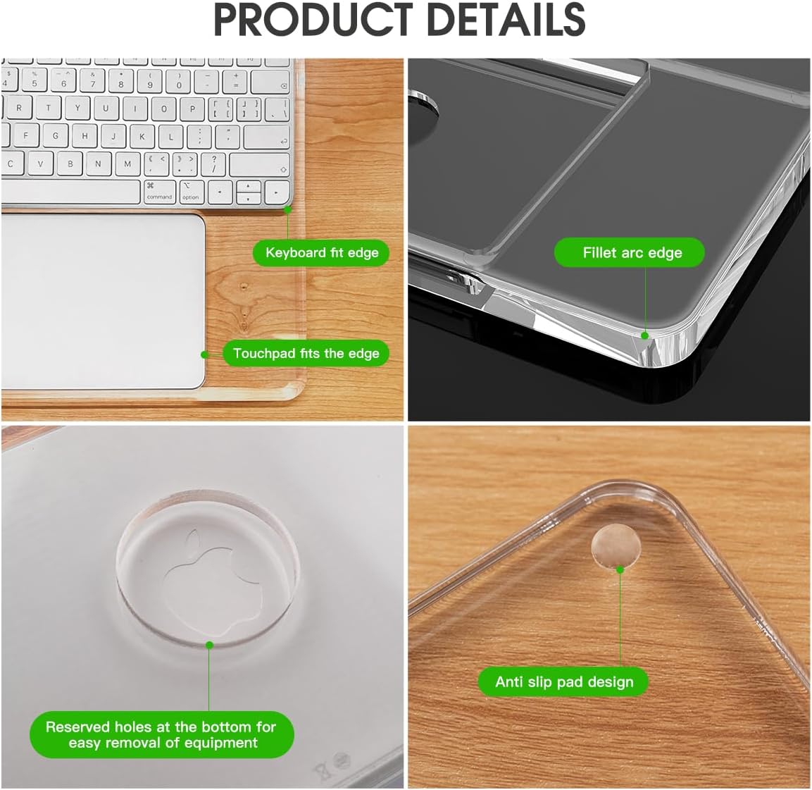 Transparent Acrylic Keyboard S - огляд і ціна Wrist Rest Pad
