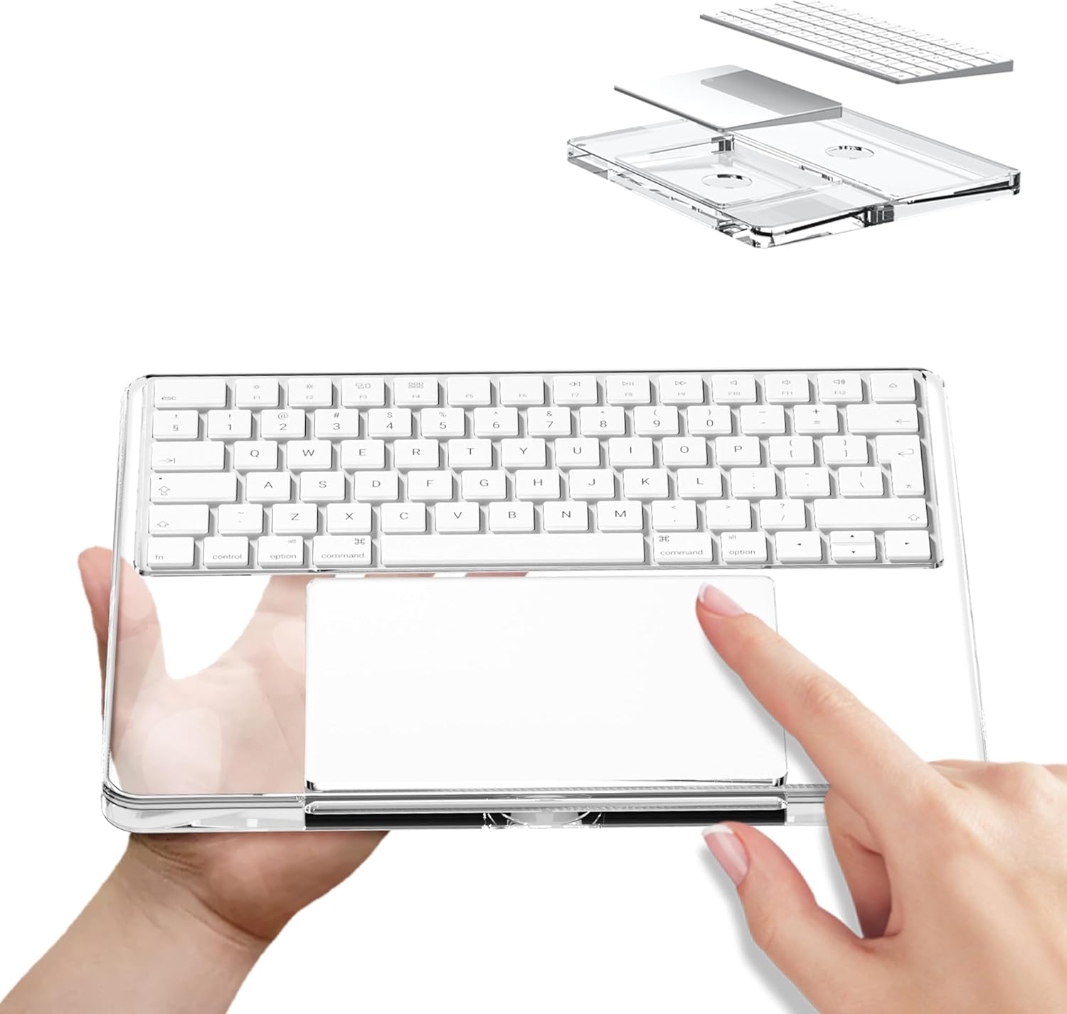Transparent Acrylic Keyboard S - огляд і ціна Wrist Rest Pad