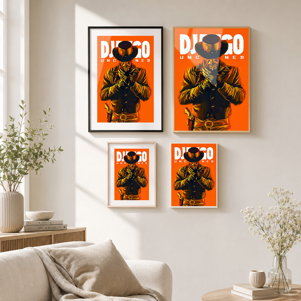 Django Unchained Movie Framed  - огляд і ціна Home Office Icon